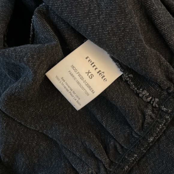 Retrofete REVOLVE Miley Onyx denim dress - Picture 6 of 6